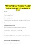 MBA 702 EXAM QUESTIONS WITH DETAILED&NewLine;VERIFIED AND 100&percnt; ACCURATE ANSWERS&NewLine;BRAND NEW EXAM ALREADY GRADED &lpar;A&plus;&NewLine;PASS&rpar;