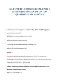 NUR 2502 EXAM BUNDLE QUESTIONS WITH VERIFIED ANSWERS