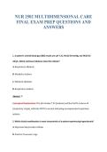 NUR 2502 EXAM BUNDLE QUESTIONS WITH VERIFIED ANSWERS