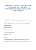 NRNP 6635 EXAM BUNDLE QUESTIONS WITH VERIFIED ANSWERS