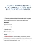 NR 546 EXAM BUNDLE QUESTIONS WITH VERIFIED ANSWERS