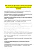 PMK-EE E-4 Exam &lpar;All Sections&rpar; with all Correct & 100&percnt; Verified Answers &vert;Actual Complete Update &vert;Already Graded A&plus;