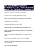 THE TEST BANKFOR GOULD-S PATHOPHYSIOLOGY 7TH EDITION WITH QUESTIONS AND CORRECT ANSWERS