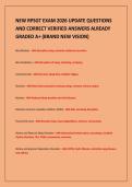 NEW RPSGT EXAM 2026 UPDATE QUESTIONS&NewLine;AND CORRECT VERIFIED ANSWERS ALREADY&NewLine;GRADED A&plus; &lpar;BRAND NEW VISION&rpar;