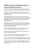 NAEMT Instructor Prep 2nd Ed Final Exam 2026&sol;2027