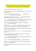 MTS Test with all Correct & 100&percnt; Verified Answers &vert;Actual Complete Update &vert;Already Graded A&plus; &lpar;Just Released&rpar;
