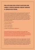 PRSA APR EXAM 2026 UPDATE QUESTIONS AND&NewLine;CORRECT VERIFIED ANSWERS ALREADY GREADED&NewLine;A&plus; &lpar;BRAND NEW VISION&rpar;