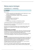 Volledige samenvatting Biochemie en moleculaire biologie &vert; prof&period; Van Lint en Claessens &vert; KUL &vert; 1e BMW
