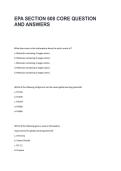 EPA Section 608 Core Questions and Answers &ndash; Complete Study Guide & Exam Review