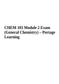 CHEM 103 Module 2 Exam &ndash; General Chemistry &vert; Portage Learning Study Guide & Practice Questions 
