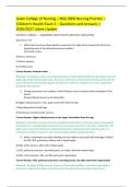 Galen College of Nursing &ndash; NSG 3600 Nursing Practice &ndash; &NewLine;Children&rsquo;s Health Exam 2 &ndash; Questions and Answers &vert; &NewLine;2026&sol;2027 Latest Update 