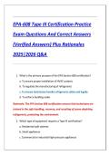 EPA-608 Type III Certification Practice Exam &lpar;2025&ndash;2026&rpar; &ndash; Practice Questions&comma; Verified Answers&comma; and Rationales