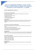 NUR 1172 RASMUSSEN UNIVERSITY - EXAM 3 LATEST 2026&sol;2027 &vert; PATIENT CARE &vert; 40 VERIFIED Q&A &vert; DETAILED RATIONALES &vert; PASS GUARANTEED &ndash; A&plus; GRADED