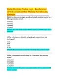 Master Electrician Practice Exam &lpar;2026&rpar; &ndash; Practice Questions&comma; Verified Answers&comma; and Rationales
