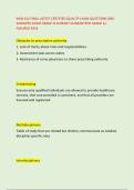 MSN 612 FINAL LATEST CERTIFIED QUALITY EXAM QUESTIONS AND &NewLine;ANSWERS GOOD GRADE IS ALREADY GUARANTEED GRADE A&plus;&NewLine;ASSURED PASS