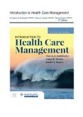 Test Bank - Introduction to Health Care Management&comma; 5th Edition &lpar;Buchbinder&comma; 2026&rpar;&comma; Chapter 1-17 eBook and Test Bank Quizzes &plus; Midterm and Final Exam