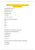 ABSA 4A Exam Questions with Verified&NewLine;Correct Answers