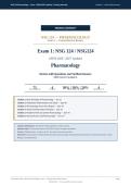 NSG 124 PHARMACOLOGY EXAM 1 2026&sol;2027 &vert; Comprehensive Review with Verified Q&A &vert; Herzing &vert; 100&percnt; Correct Graded A &vert; Pass Guaranteed&NewLine;&NewLine;