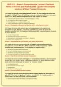 NUR 6121 - Exam 1&colon; Comprehensive Lecture & Textbook&NewLine;Notes on Anemia and Related &vert; 2026  Update with complete&NewLine;solutions William Paterson University&period;