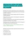 WGU D459 D372 ACTUAL TEST PAPER&NewLine;COMPLETE QUESTIONS AND ANSWERS&NewLine;FULL SOLUTION&NewLine;