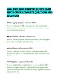 WGU D459 D372 COMPREHENSIVE EXAM&NewLine;STUDY GUIDE COMPLETE QUESTIONS AND&NewLine;SOLUTIONS