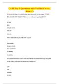 CASP Day 5 Questions with Verified Correct&NewLine;Answers