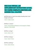 WGU D483 VIRTUAL LAB&NewLine;SUPPLEMENTARY INSTRUCTIONS ACTUAL&NewLine;TEST PAPER COMPLETE QUESTIONS AND&NewLine;ANSWERS FULL SOLUTION&NewLine;