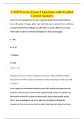 CASP Practice Exam 1 Questions with Verified&NewLine;Correct Answers