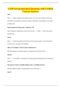 CASP test preparation Questions with Verified&NewLine;Correct Answers