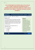 ANCC FNP BOARD EXAM NEWEST 2026 ACTUAL EXAM&vert; &NewLine;ANCC FAMILY NURSE PRACTITIONER &lpar;FNP-BC&trade;&rpar; &NewLine;CERTIFICATION EXAM WITH COMPLETE 175 REAL EXAM &NewLine;QUESTIONS AND CORRECT VERIFIED ANSWERS&sol; ALREADY &NewLine;GRADED A&plus; 