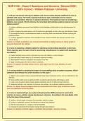 NUR 6130 &ndash; Exam 3 Questions and Answers &vert; Newest 2026 &vert;&NewLine;100&percnt; Correct - William Paterson  University&period;