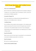 CSAF Exam Questions with Verified Correct&NewLine;Answers