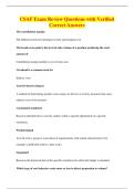 CSAF Exam Review Questions with Verified&NewLine;Correct Answers