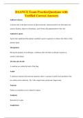 DAANCE Exam PracticeQuestions with&NewLine;Verified Correct Answers