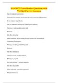 DAANCE Exam Review Questions with&NewLine;Verified Correct Answers