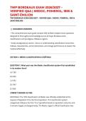 TWP BORDEAUX EXAM 2026&sol;2027 &ndash; VERIFIED Q&A &vert; MEDOC&comma; POMEROL&comma; 1855 & SAINT-&Eacute;MILION