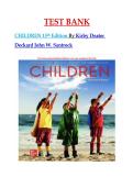 Test Bank for Children 15th Edition by Kirby Deater Deckard John W&period; Santrock Isbn  978-1265359447