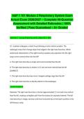 A&P 1 101 Module 2 Respiratory System Exam Actual Exam 2026&sol;2027 &ndash; Complete 40-Question Assessment with Detailed Rationales &vert; 100&percnt; Verified &vert; Pass Guaranteed &ndash; A&plus; Graded