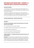 QFA REGS EXAM BANK 2026 &ndash; PAPERS 1&ndash;4&comma; VERIFIED Q&A & DETAILED RATIONALES