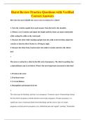 Hurst Review Practice Questions with Verified&NewLine;Correct Answers