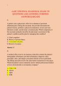 AAPC CPB FINAL EXAM REAL EXAM 170  &NewLine;QUESTIONS AND ANSWERS &lpar;VERIFIED  &NewLine;ANSWERS&rpar;&vert;ARGADE 