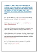 ACLS WRITTEN EXAM &lpar;LATEST&rpar; &vert;&vert; MOST RECENT EXAM &NewLine;2026&vert;2027 ACTUAL COMPLETE REAL EXAM QUESTIONS AND &NewLine;CORRECT ANSWERS &lpar;VERIFIED ANSWERS&rpar; ALREADY GRADED &NewLine;A&plus; &vert; GUARANTEED SUCCESS&excl;&excl; NEWEST EXAM &vert; JUST &NewLine;RELEASED&excl;&excl;&vert; ADVANCED CARDIOVASCULAR LIFE SUPPORT &NewLine;EXAM