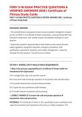 FDNY S-16 EXAM PRACTICE QUESTIONS & VERIFIED ANSWERS 2026 &vert; Certificate of Fitness Study Guide