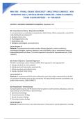 MN 566 - FINAL EXAM 2026&sol;2027 &vert; MULTIPLE-CHOICE &vert; 100 VERIFIED Q&A &vert; DETAILED RATIONALES &vert; NGN-ALIGNED &vert; PASS GUARANTEED &ndash; A&plus; GRADED