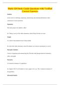 Math 120 Study Guide Questions with Verified&NewLine;Correct Answers