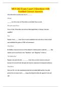MUS 262 Exam 1 part 2 Questions with&NewLine;Verified Correct Answers