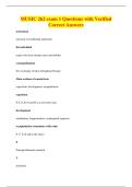 MUSIC 262 exam 1 Questions with Verified&NewLine;Correct Answers