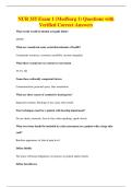 NUR 355 Exam 1 &lpar;MedSurg 1&rpar; Questions with&NewLine;Verified Correct Answers