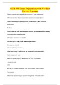 NUR 355 Exam 5 Questions with Verified&NewLine;Correct Answers