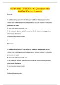 NURS 3515 &lpar;WEEKS 1-6&rpar; Questions with&NewLine;Verified Correct Answers